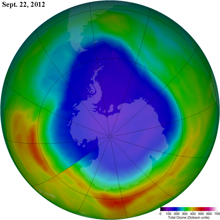ilustrasi ozon bumi yang semakin menipis