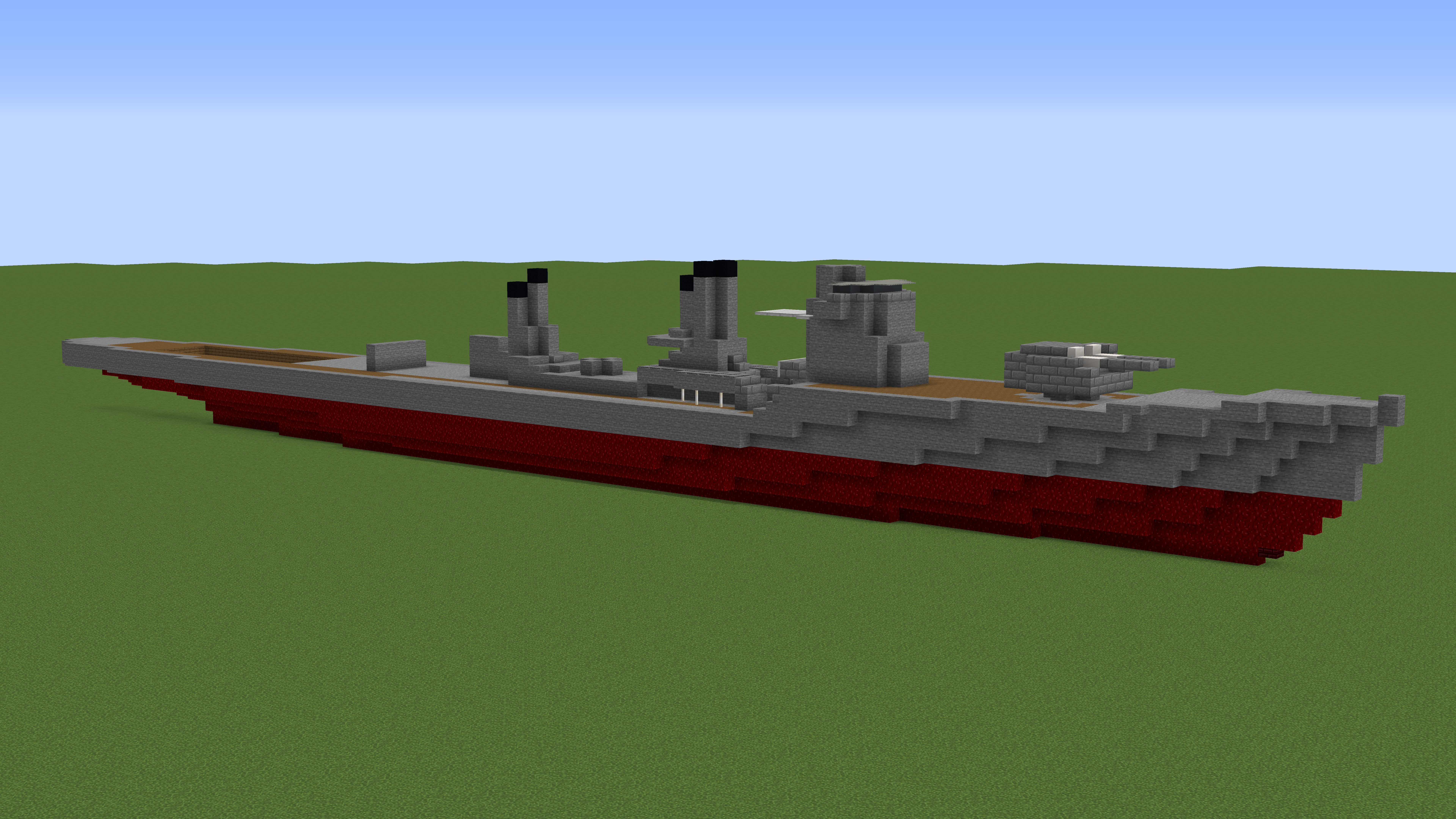Someone subscribed to me. Looks like I have to build a ship now or something... I know the bow is rough, but I'm working on it. I've never built a ship of this size before, but I think after looking at enough submissions I kinda understand how they should be shaped.
